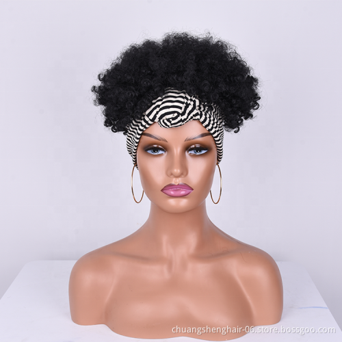 braided body water yaki blond deep wave wholesale for with attached kinky synthetic curly wigs for black women headband wig
